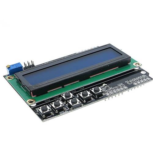 LCD1602 + Tu Takm Shield V2.0 (Mavi - Arduino)