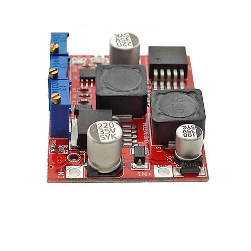 2A / Dc-Dc Gerilim Ayarl Buck-Boost Modl (LM2577S ve LM2596S Chipset)