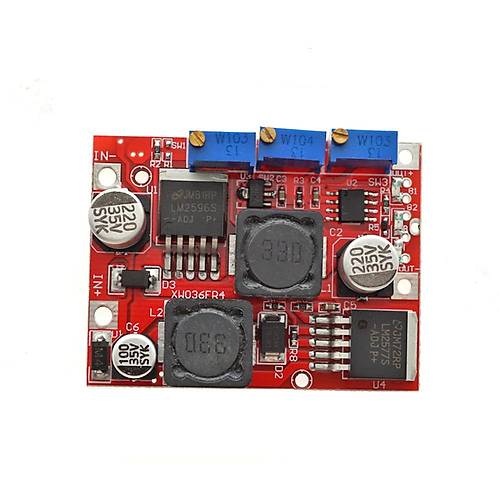 2A / Dc-Dc Gerilim Ayarl Buck-Boost Modl (LM2577S ve LM2596S Chipset)