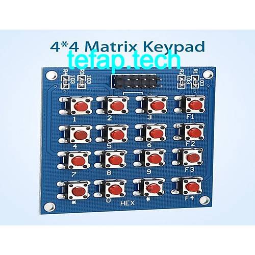 4x4 Matris Tu Takm Modl (16x Dip Switch)