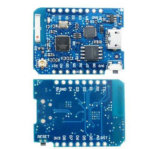 ESP8266 Wifi  Shield - Harici Antenli  (D1 Mini Uyumlu)