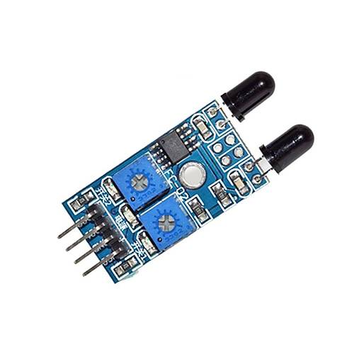 2 Kanal  (IR) Alev Sensr (Mavi Board / LM393 Chipset)