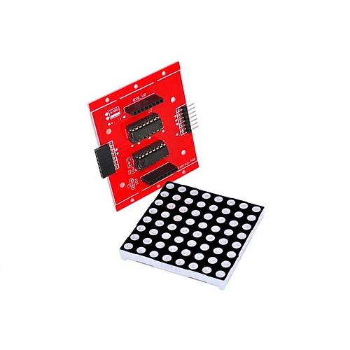 8x8 (x1) Dot Matrix Led Modl (74HC595 Chipset)