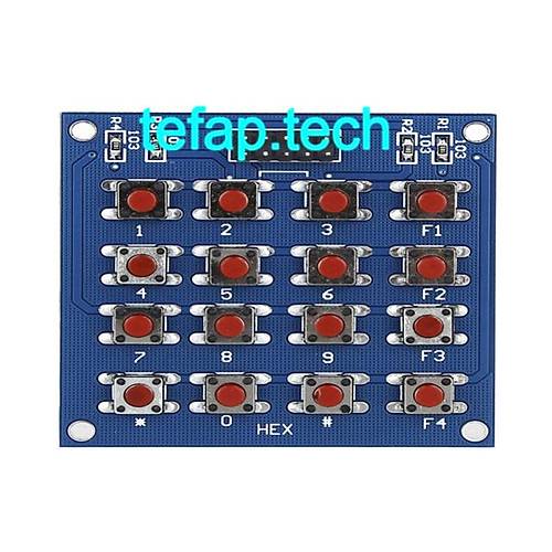 4x4 Matris Tu Takm Modl (16x Dip Switch)