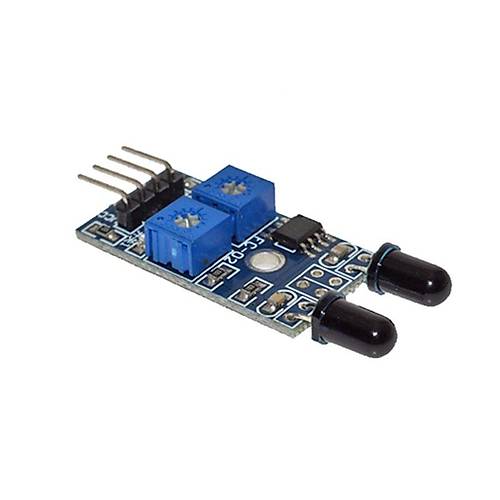 2 Kanal  (IR) Alev Sensr (Mavi Board / LM393 Chipset)