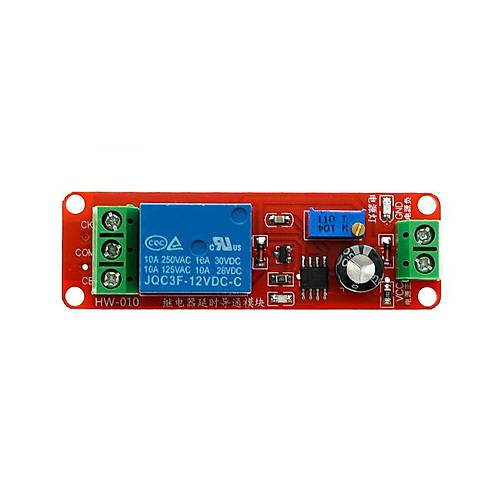 12V Zaman Ayarl On/Off Rle Modl (NE555 Chipset)