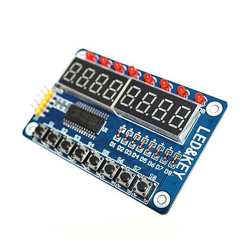 0.36 inch 7-Segment / 8 Dijit Led Modl (TM1638 Chipset)