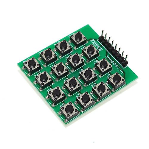 4x4 Matris Tu Takm Modl (16x Siyah Dip Switch)