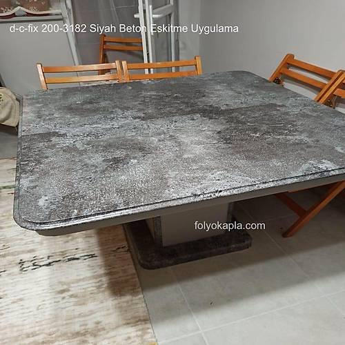 d-c-fix 200-3182 Eskitme Siyah Beton Yapkanl Folyo Uygulama