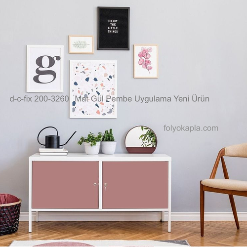d-c-fix 200-3260 Mat G�l Pembe Yap��kanl� Folyo Uygulama Yeni �r�n