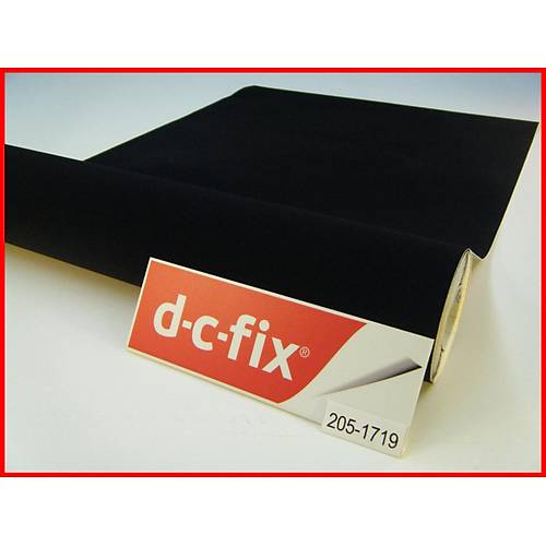 d-c-fix 205-1719 Siyah Kadife Folyo 45cm x 1m