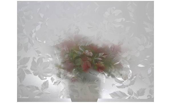 d-c-fix-346-8325 Çiçek Desenli Transparan Yapışkanlı Cam Vitray Folyo 67,5cm x 1mt