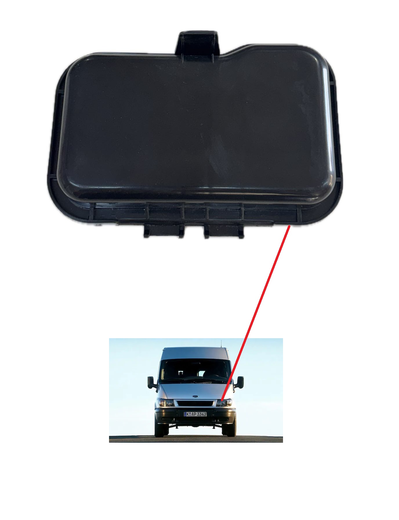FORD TRANSİT V184,V-184 FAR ARKA TOZ KAPAĞI SOL 2001-2006