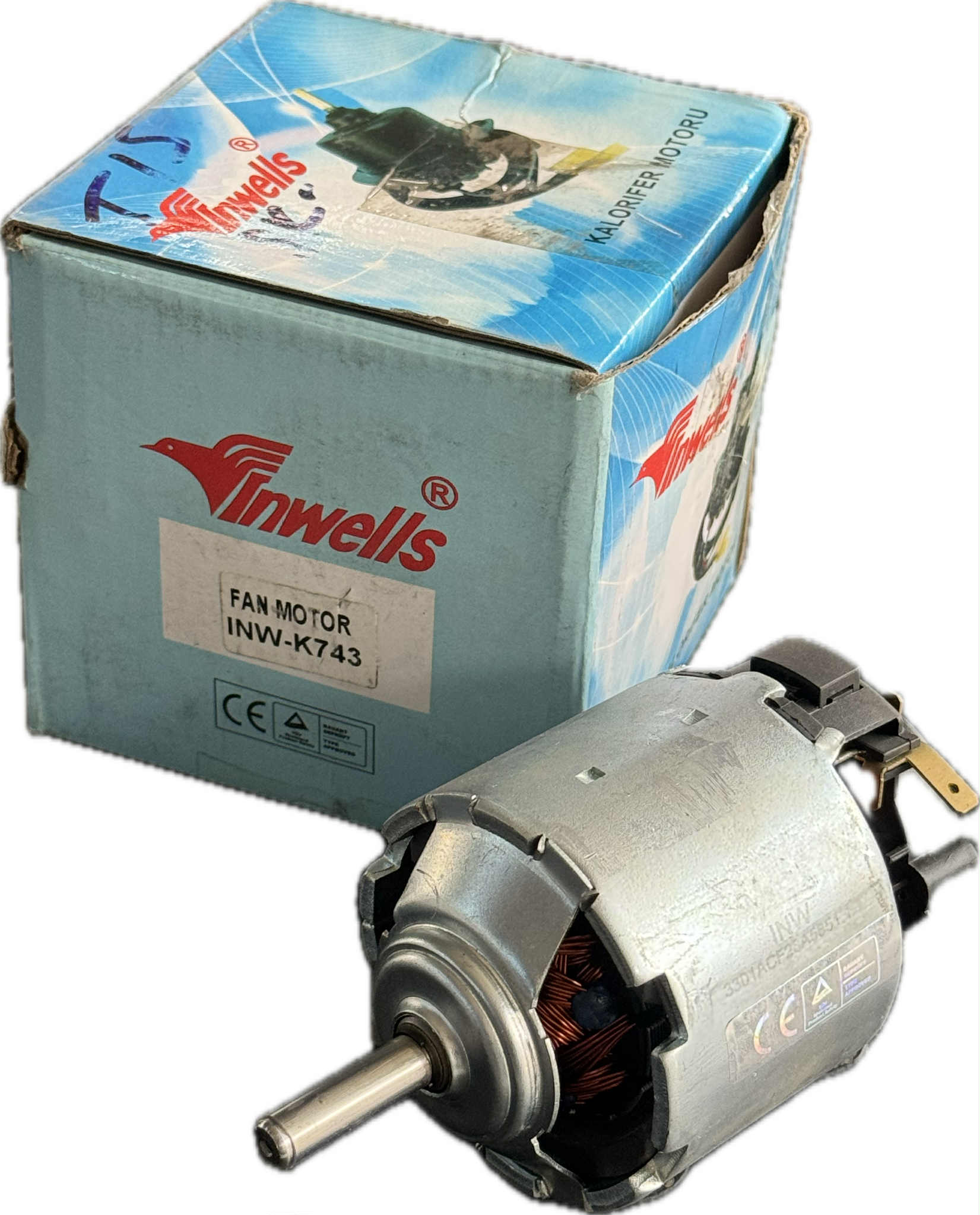 Inwells K743 Ford V184 Tek Motor Pervanesiz Kalorifer Motoru 12V RKM743 69401399
