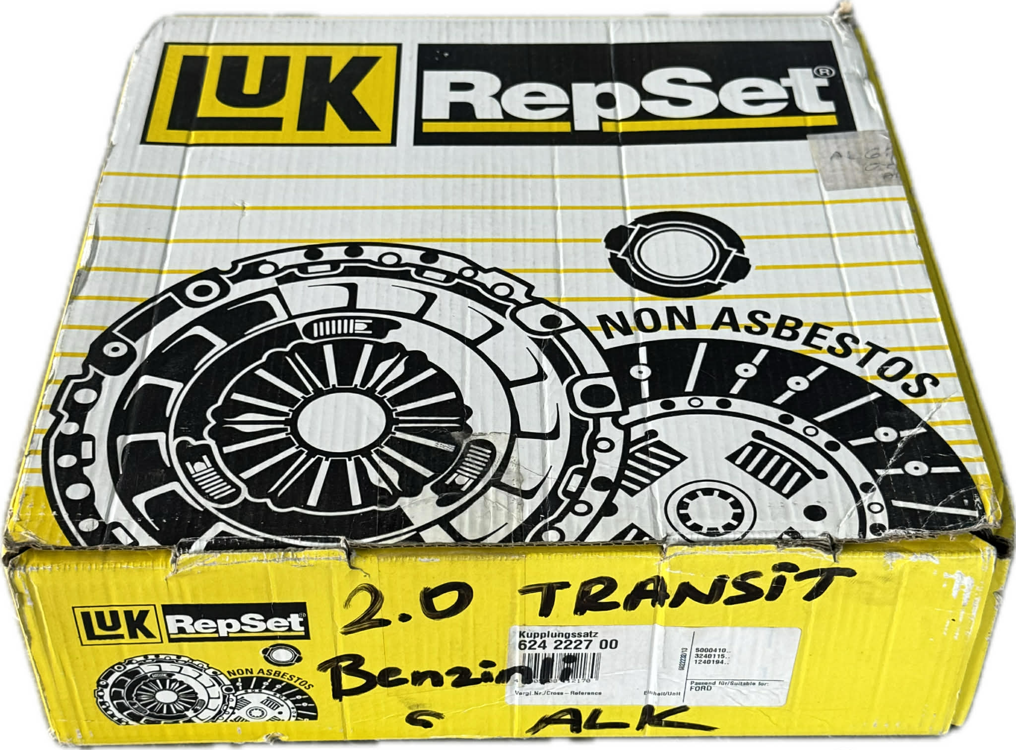 FORD TRANSIT BENZİNLİ 2.0-2.000 MOTOR DEBRİYAJ SETİ 1996-2000 (BASKI+BALATA+BİLYA) 240mm
