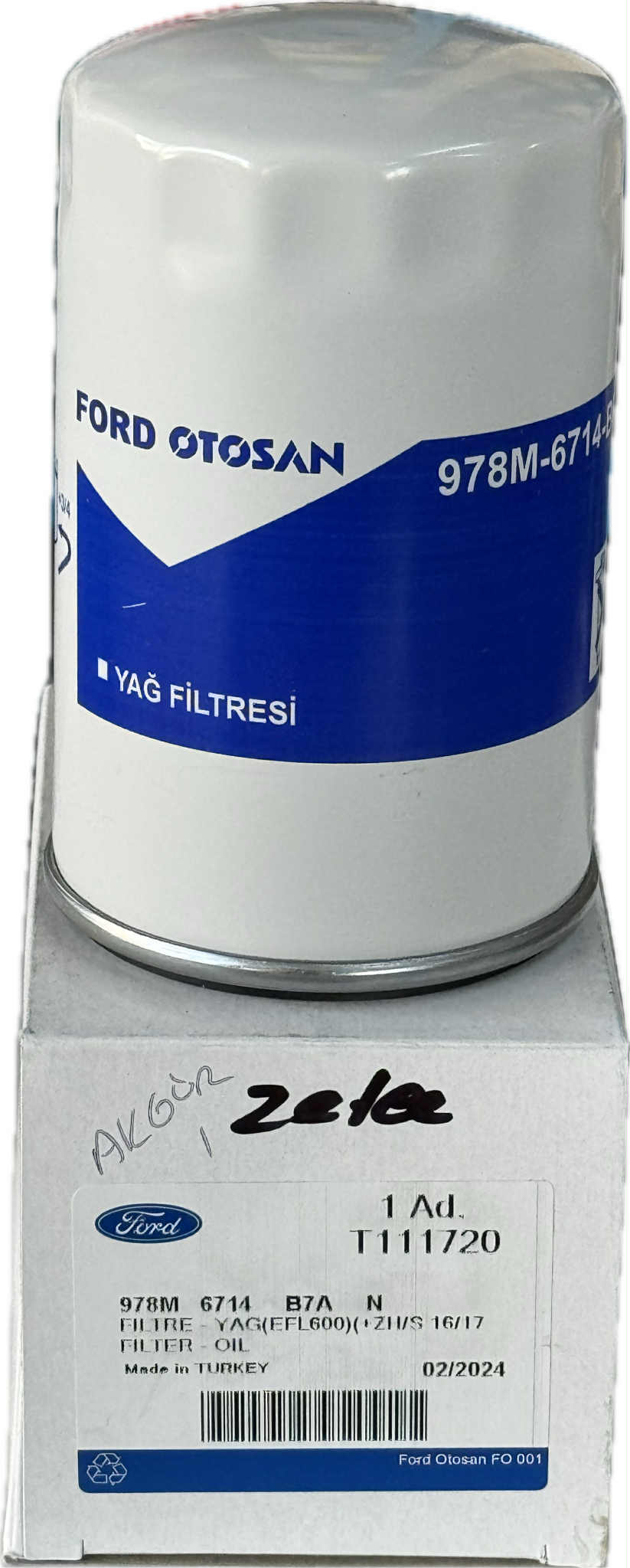 FORD ESCORT CLX YAĞ FİLTRESİ BENZİNLİ 1991-2000