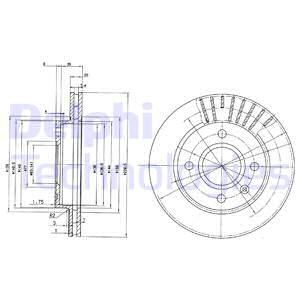FORD ESCORT ÖN DİSK FREN AYNASI TAKIM 1991-2000 - DELPHİ