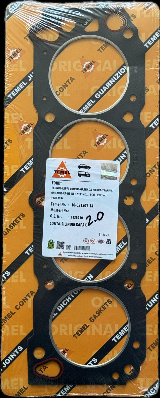 TAUNUS 2.0-2000 MOTOR SİLİNDİR KAPAK CONTASI - TEMEL