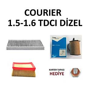 Ford Courier Filtre Bak�m Seti 2014-2019