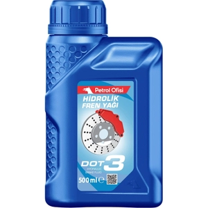 Petrol Ofisi Dot3 - 500ML - Fren Hidrolik Ya��