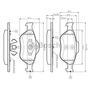 FORD FIESTA,fiesta,FUSION 2002-2008 FREN BALATASI : �N