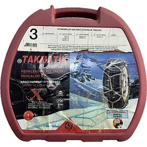 ATLI Zincir Marka TAKMAT�K S�per X 3 Numara Patinaj Zinciri