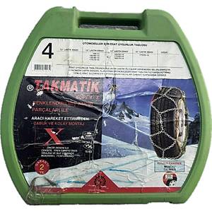 ATLI Zincir Marka TAKMAT�K S�per X 4 Numara Patinaj Zinciri
