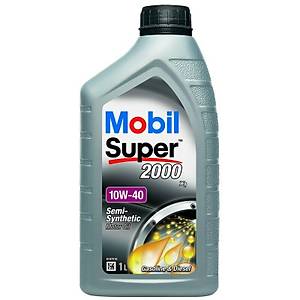 Mobil Super 2000 X1 10W-40 Semi Synthetic 1 L�TRE  Benzin ve Dizel Motor Ya��