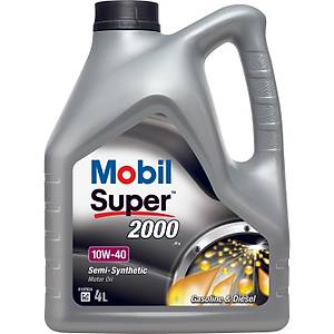 Mobil S�per 2000 X1 10W-40 4lt Benzin ve Dizel Motor Ya��