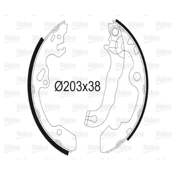 Ford Focus Arka Fren Kampana Balata Takm 1998-2005 - VALEO