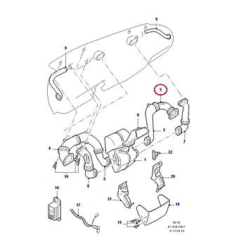 FORD TRANST T12-T15 KALORFER HAVA BORUSU SA 1994-2000
