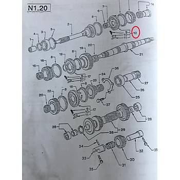 FORD TRANST 3-4 KOMPLE SENKROME MT-75 - 1993-2001