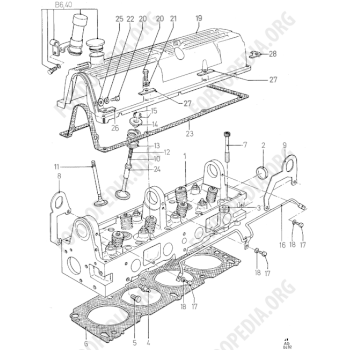 Ford Taunus Eksantrik Yağlama Borusu 1976-1993