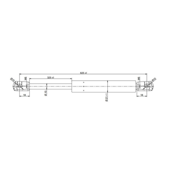 FORD TRANST V184-V347 BAGAJ AMORTSR KISA ASE (85CM)