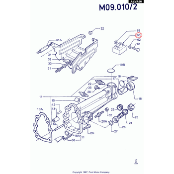 FORD Sierra/Sapphire 1987-1993 Manual anzman Elastik Vites Takozu