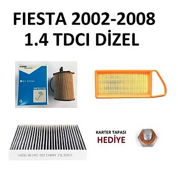 FORD FIESTA , fiesta 1.4 TDCI DÝZEL Filtre Bakým Seti 2002-2008