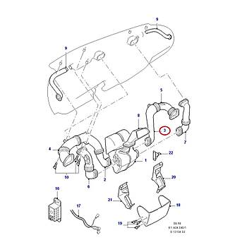 FORD TRANST T12-T15 KALORFER HAVA BORUSU  SA 1994-2000