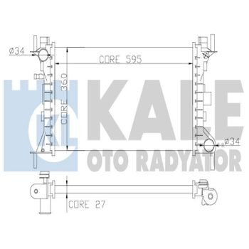 Ford Focus 2.0-2,000 Motor Benzinli Radyatr 1998-2005 (KALE)