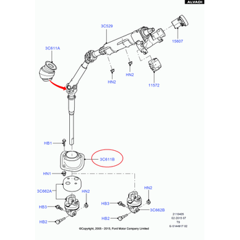 FORD TRANST DREKSYON KOLON (ML) BLYASI 2002-2013