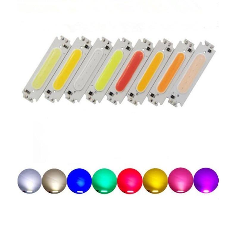 COB LED Çip Günışığı (Warm White) 12V 2W 6015 PCB Bord DIY Işık Kaynağı 
