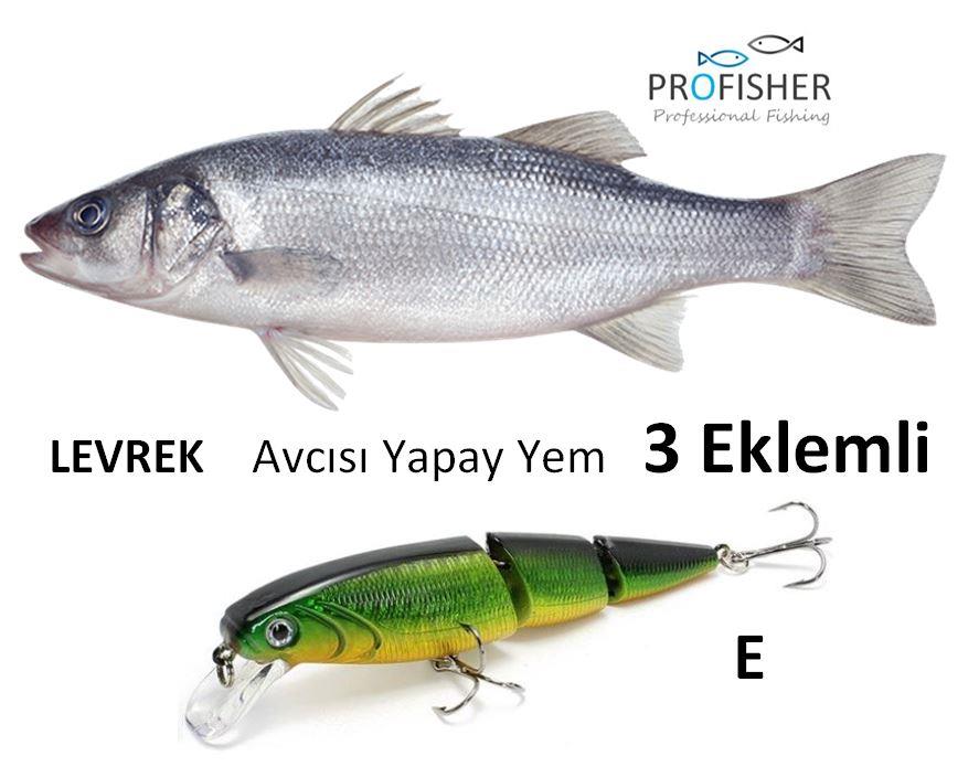 PROFISHER Levrek Avcısı Zoka Sert Yapay Yem 15,5 gr 10 cm 3 Eklem