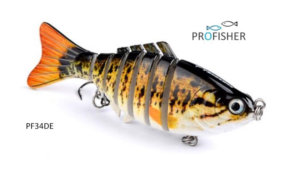 Profisher 7 Eklem 2 Kanca Sahte Balık Yem 15,5 gr 10 cm Bream E