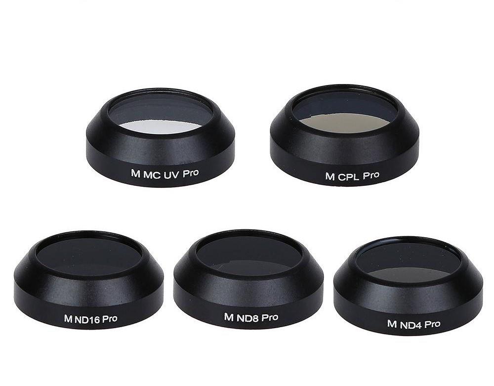 DJI Mavic Pro Gimbal Lens Filtre Set ND4-ND8-ND16-UV-CPL/HD 