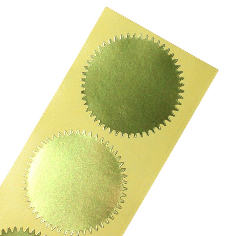 3D Kabartma Alüminyum Etiket 50 adet 50mm Kendinden Yapışkanlı