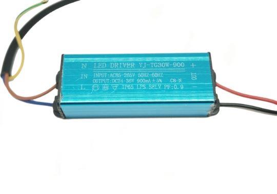 LED Sürücü Trafo Güç Kaynağı 30W AC85 265V DC 24-36V IP65