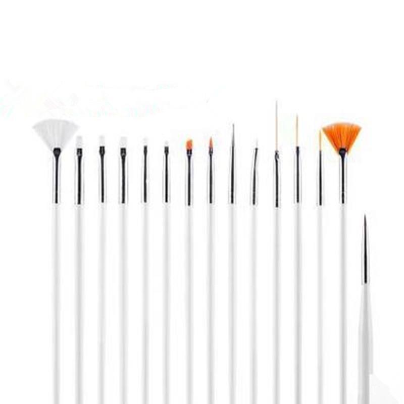 Nail Art Tırnak Süsleme Fırça Seti 15 li Set Profesyonel Boyama Fırçası