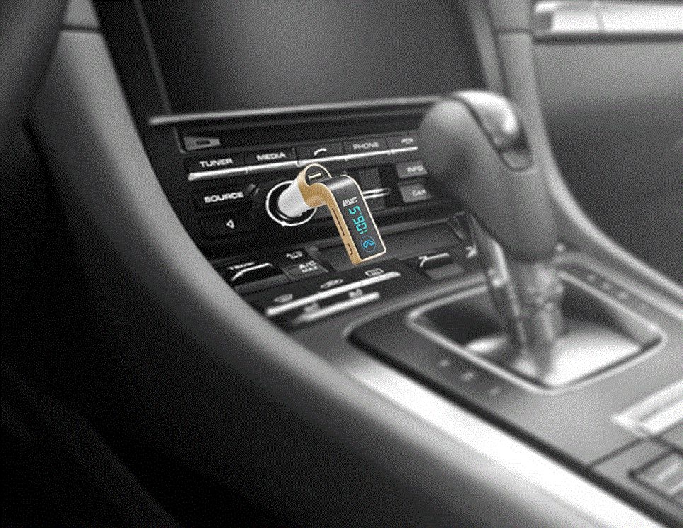CARG7 FM Transmitter USB MP3 Player Handsfree Car Kit