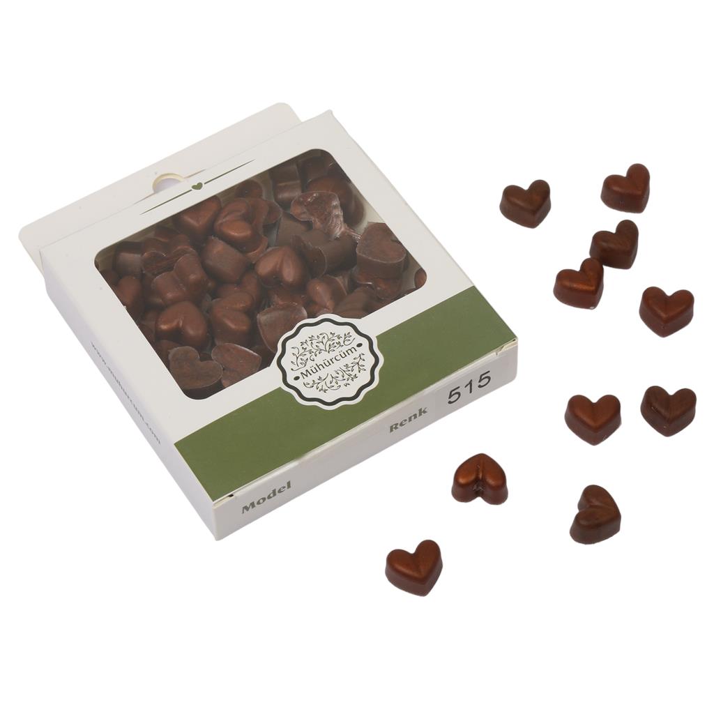 Mühür Mumu Eritme Kalp Boncuk Paket Model No: 515 BRONZ