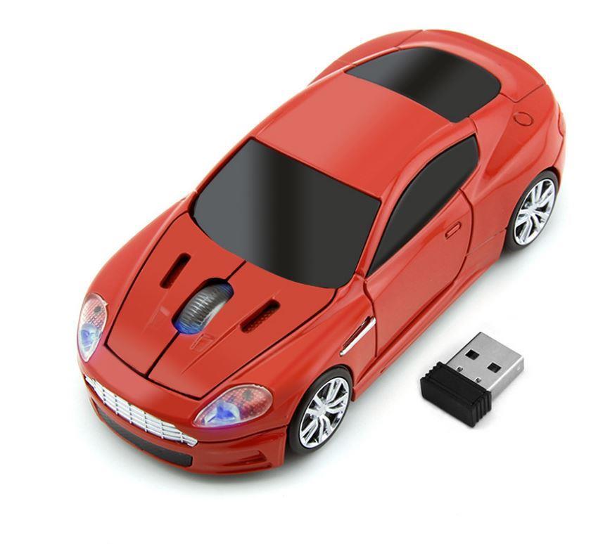 Optik Mouse 2.4GHz Ergonomik Kablosuz Aston Araba Şeklinde 