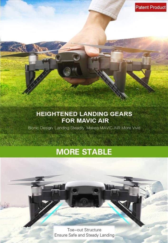 DJI Mavic Air Güvenli Yüksek İniş Ayağı Seti 